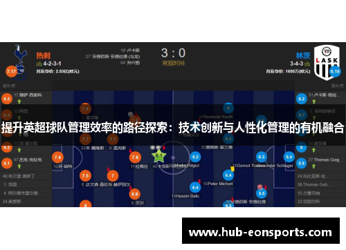 提升英超球队管理效率的路径探索：技术创新与人性化管理的有机融合