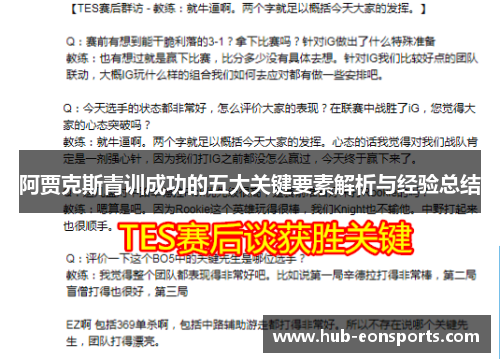 阿贾克斯青训成功的五大关键要素解析与经验总结